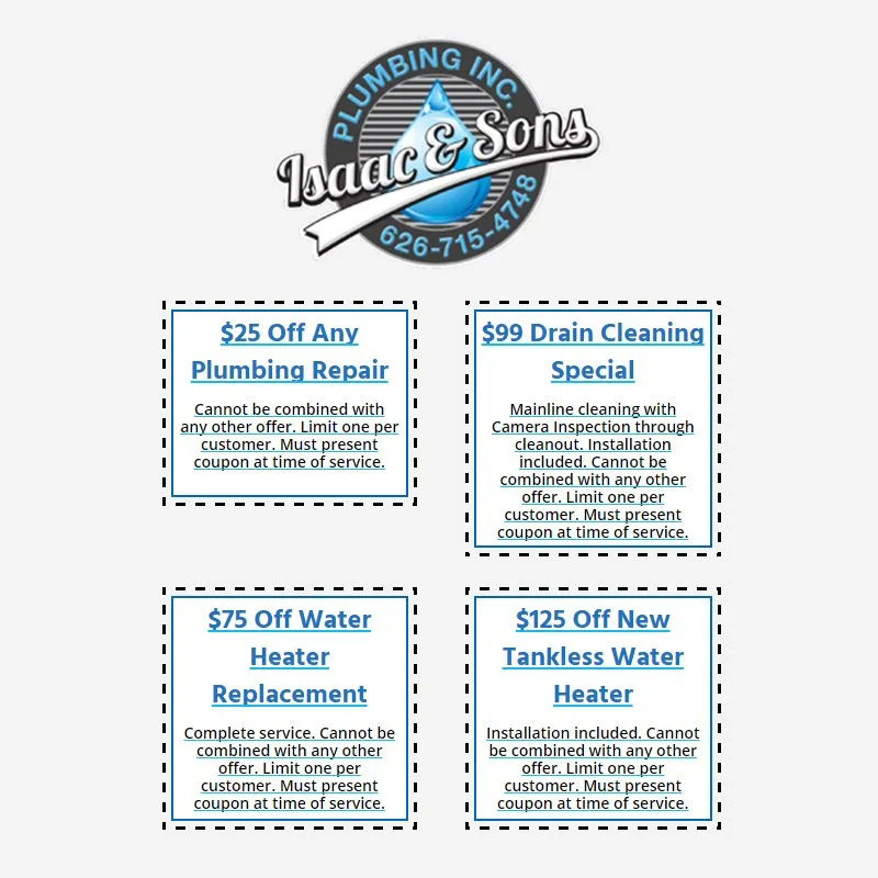 Slide of Isaac & Sons Plumbing Glendora