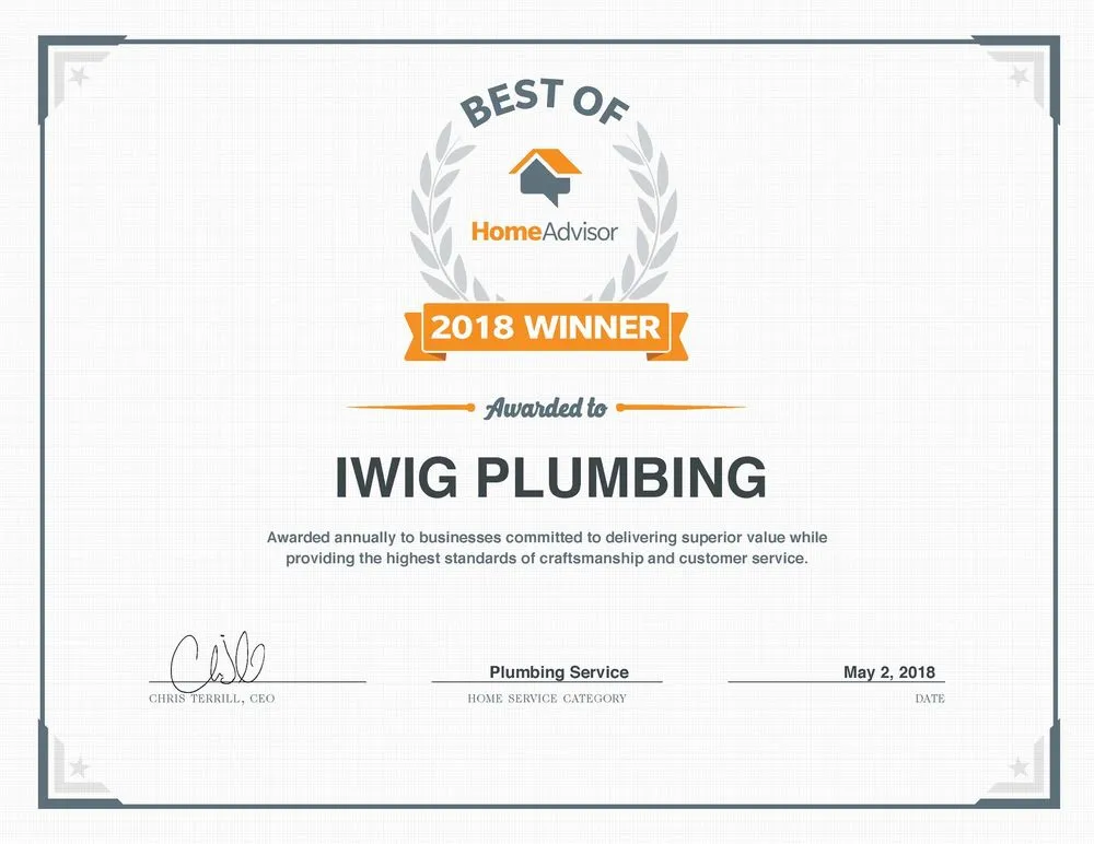 Slide of Iwig Plumbing