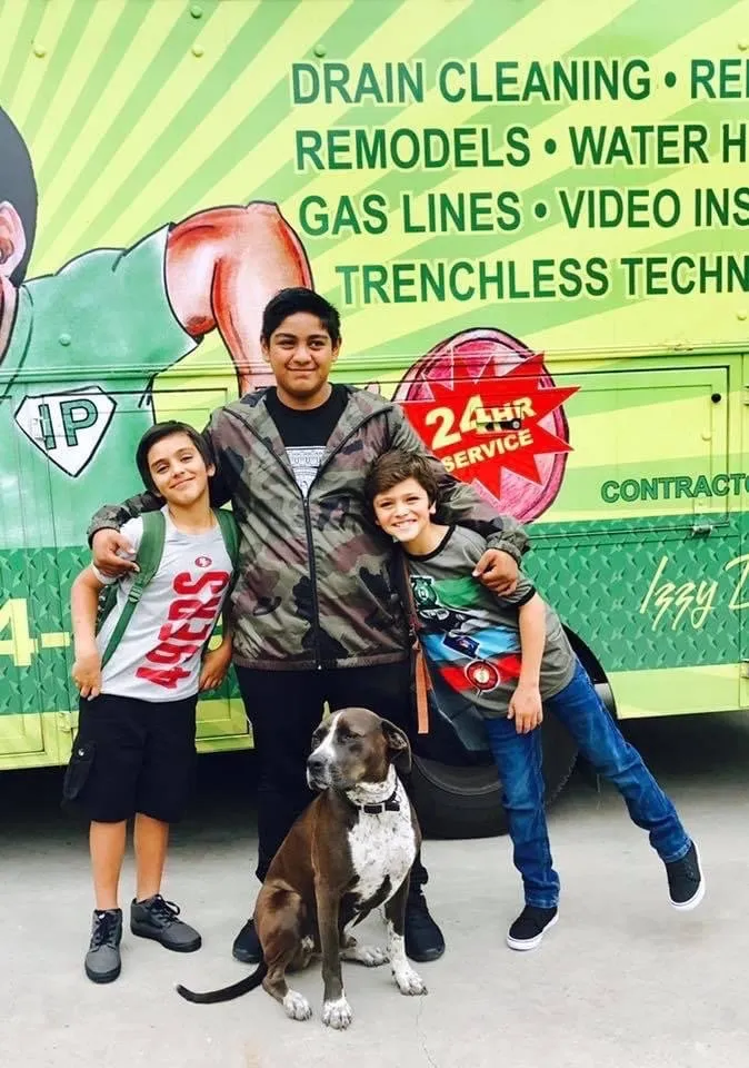 Slide of Izzy Plumbing