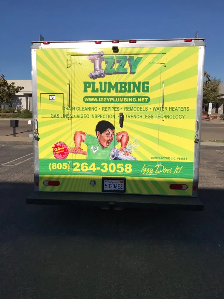 Slide of Izzy Plumbing