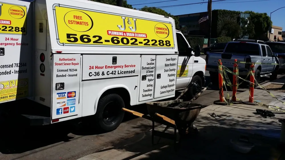 Professional drain cleaning in Bellflower, CA by J & J Plumbing and Drain Cleaning