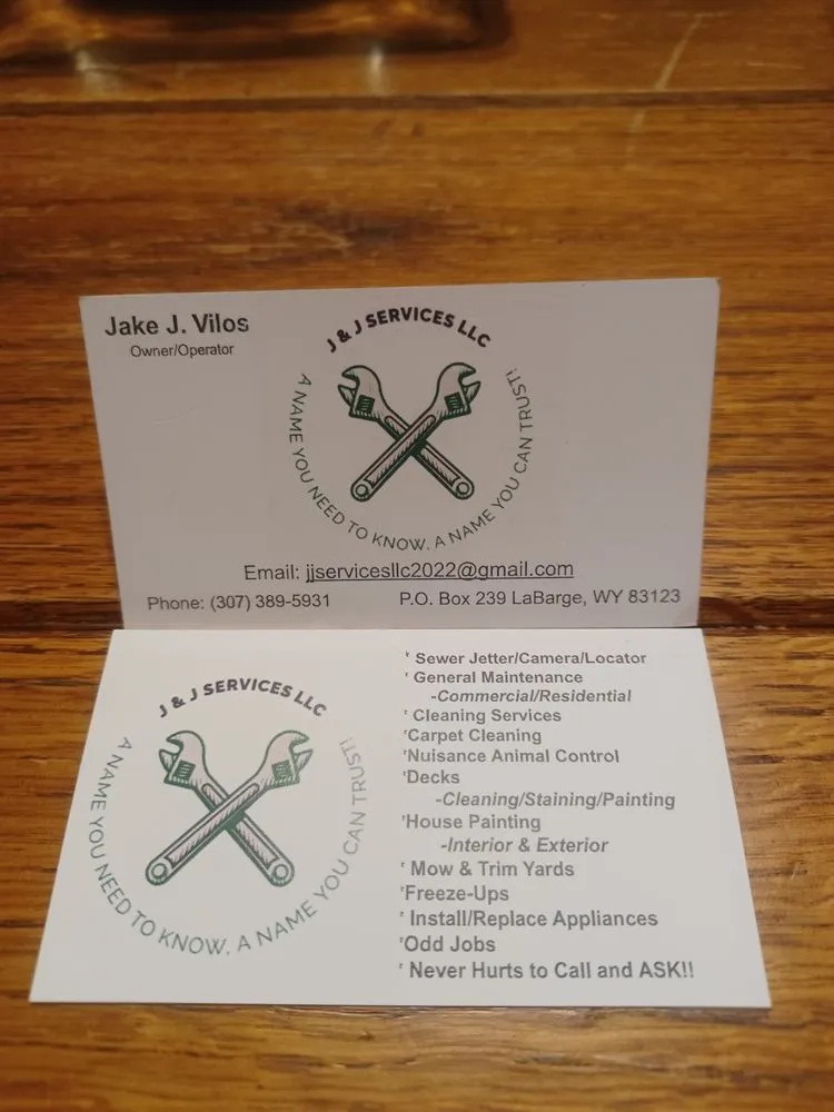 Top-rated drain cleaning experts serving La Barge, WY - J & J Services