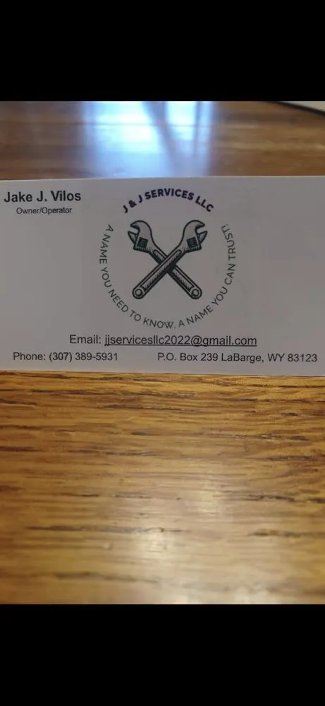 Quality emergency plumbing service in La Barge, WY - J & J Services