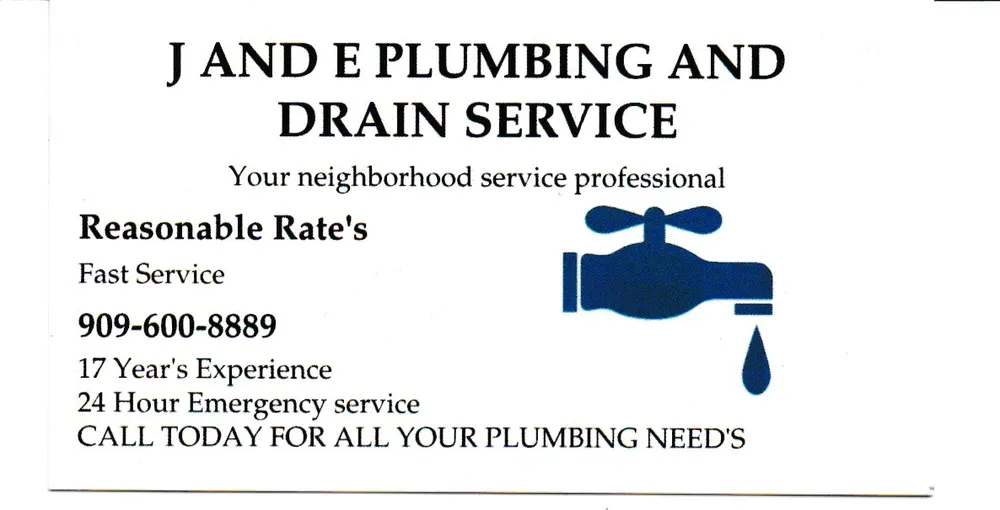 Slide of J and E Plumbing
