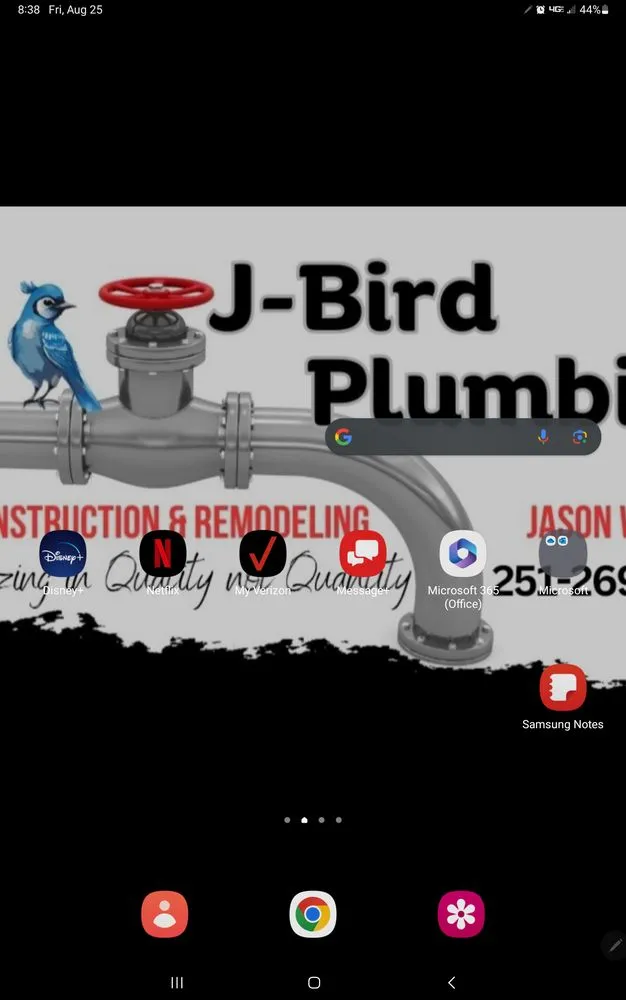 Slide of J-Bird Plumbing