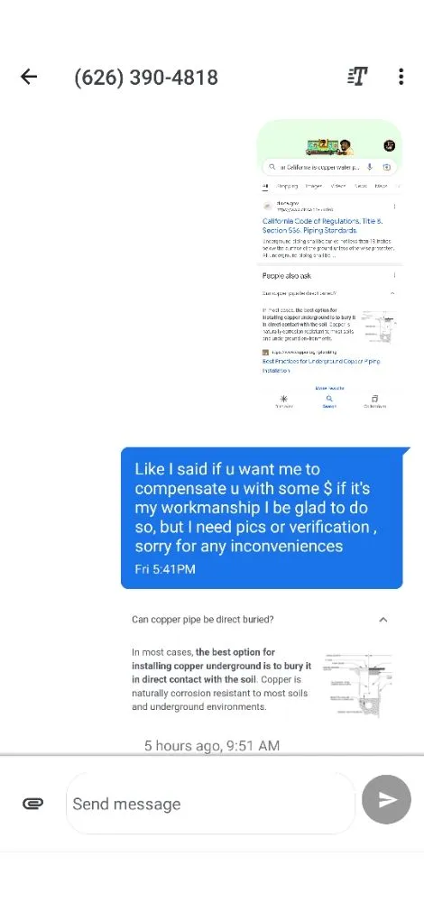 Slide of J G Plumbing and Sewer