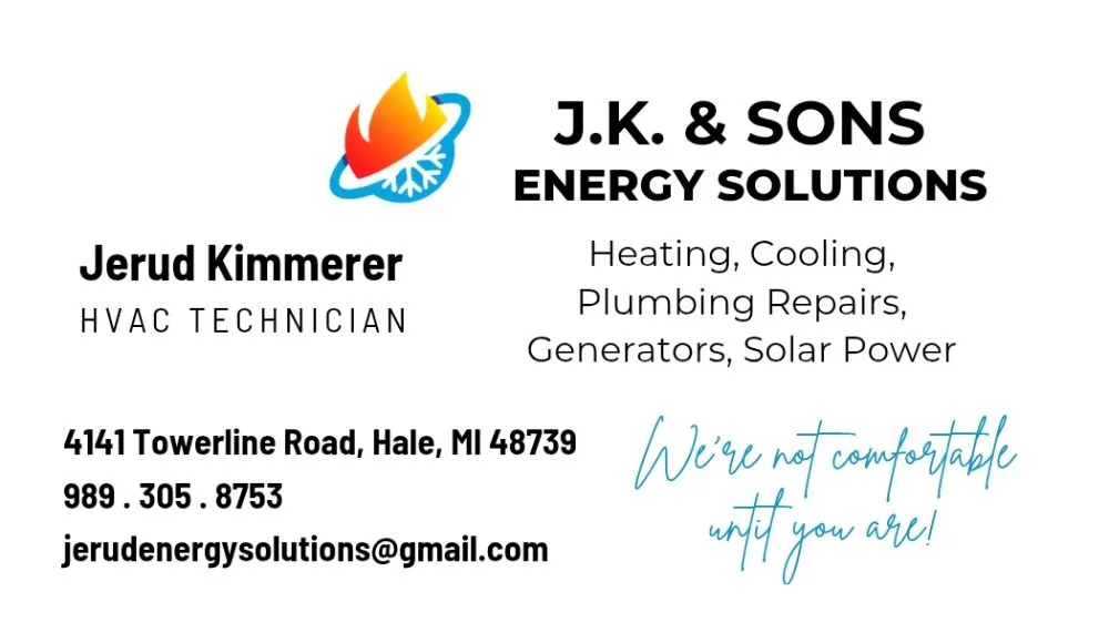 Slide of J K & Sons Energy Solutions