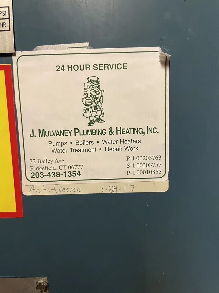 Slide of J. Mulvaney Plumbing & Heating
