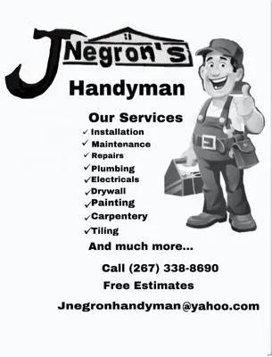 J Negron’s Handyman Logo