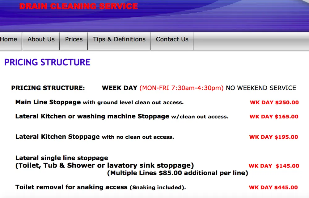 Slide of J P Plumbing Rooting Pro Drain Cleaning Services