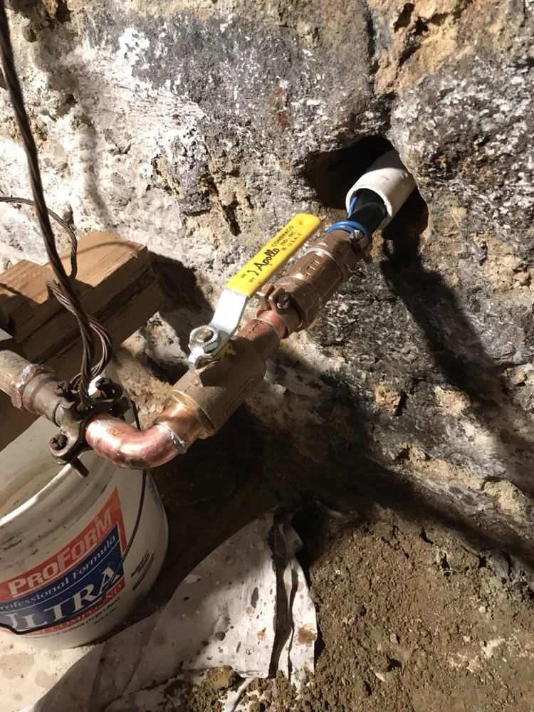 Slide of J P Tracy plumbing