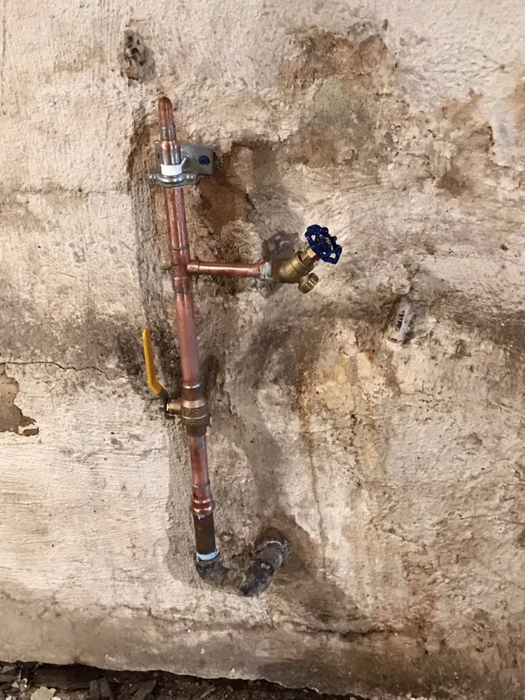 Slide of J P Tracy plumbing