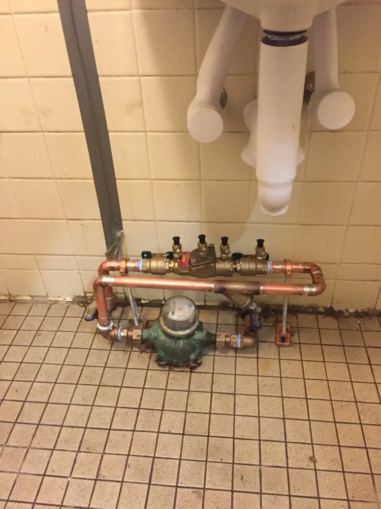 Slide of J P Tracy plumbing