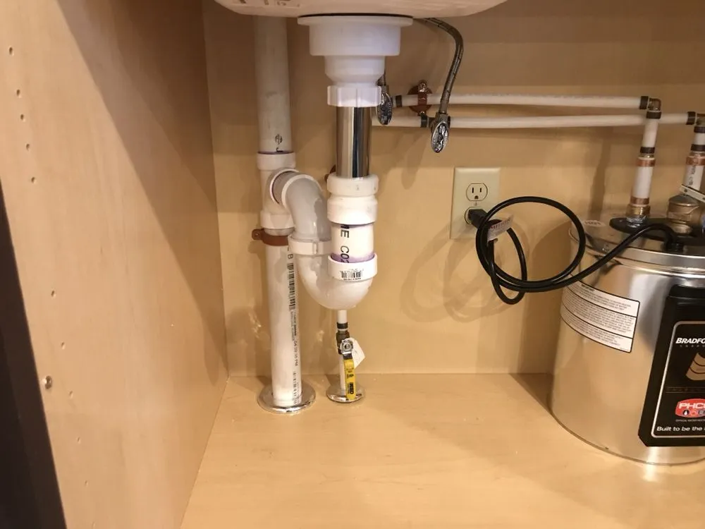 Slide of J P Tracy plumbing