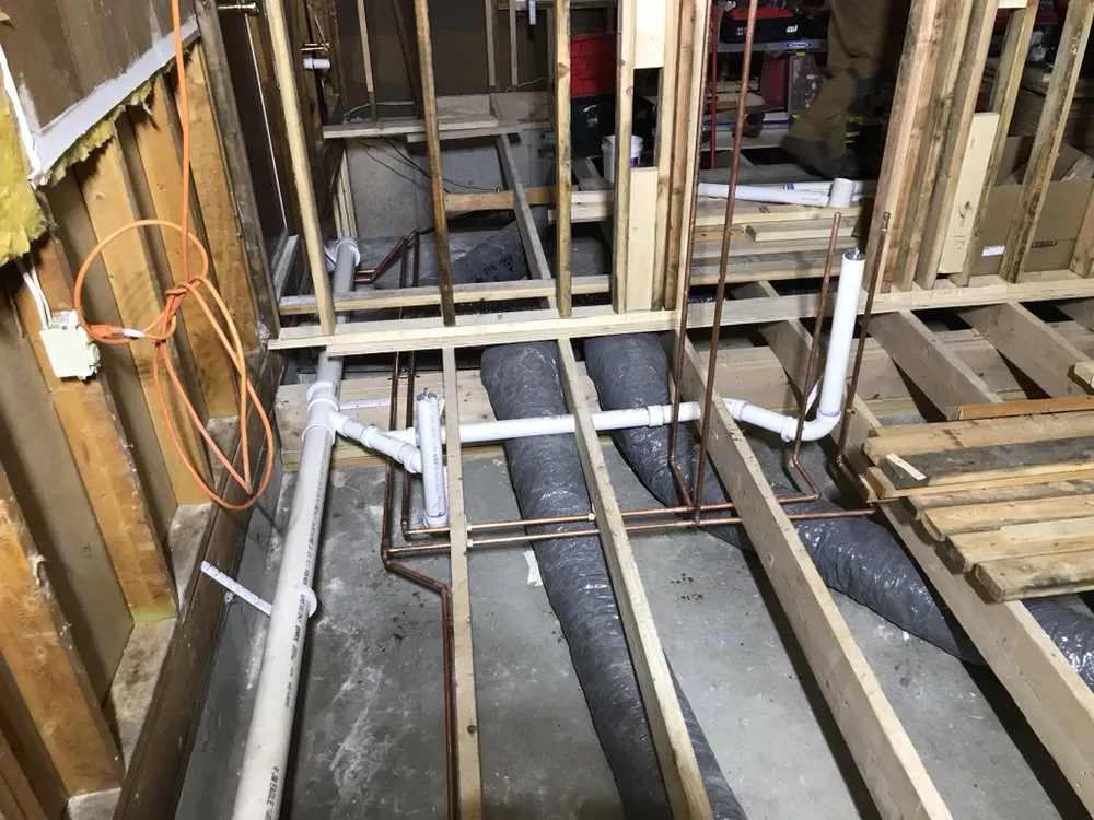 Slide of J P Tracy plumbing