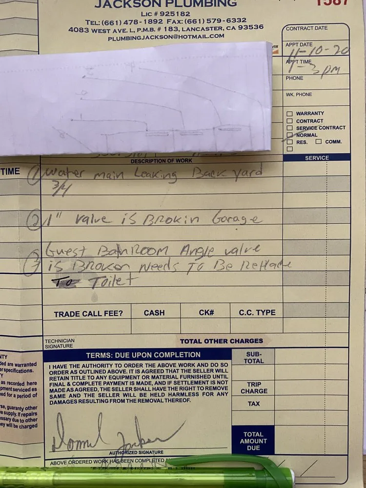 Slide of Jackson Plumbing