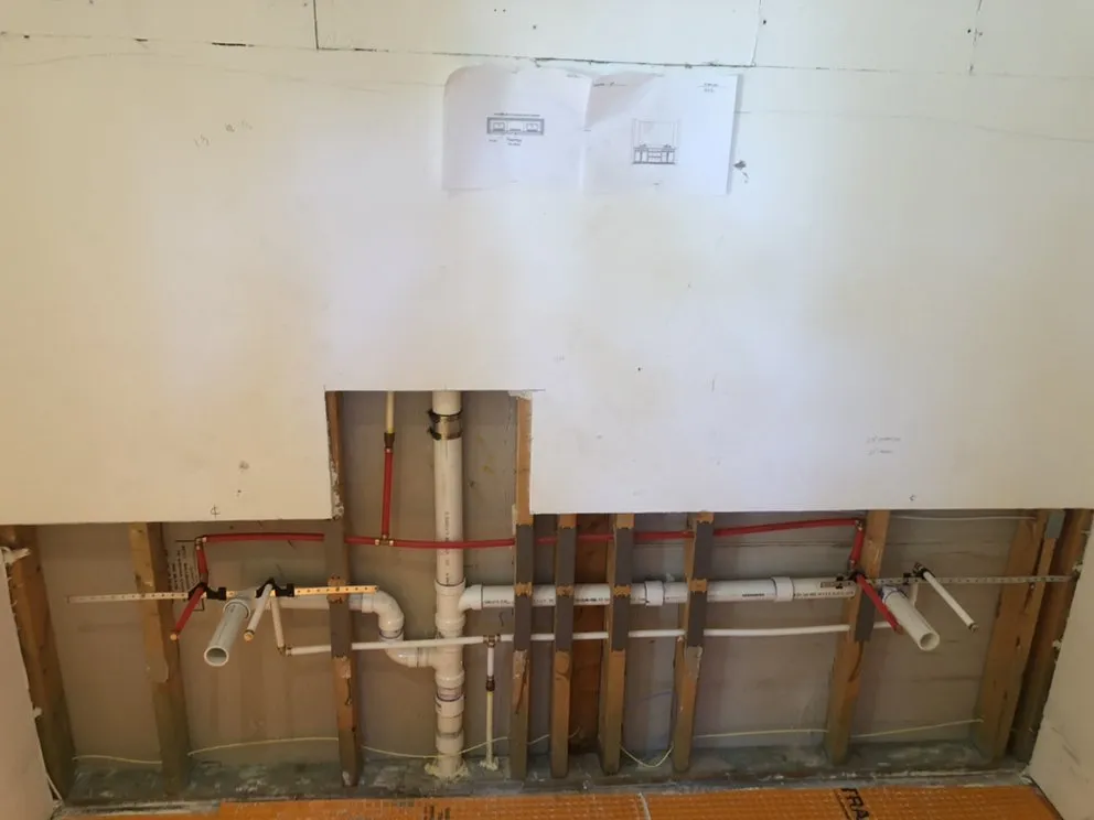 Slide of Jacob's plumbing