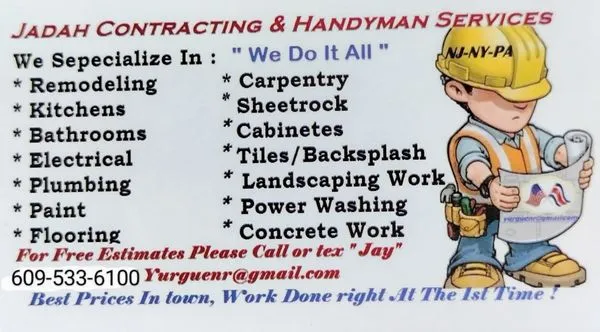 Jadah Contracting & Handyman Services Logo