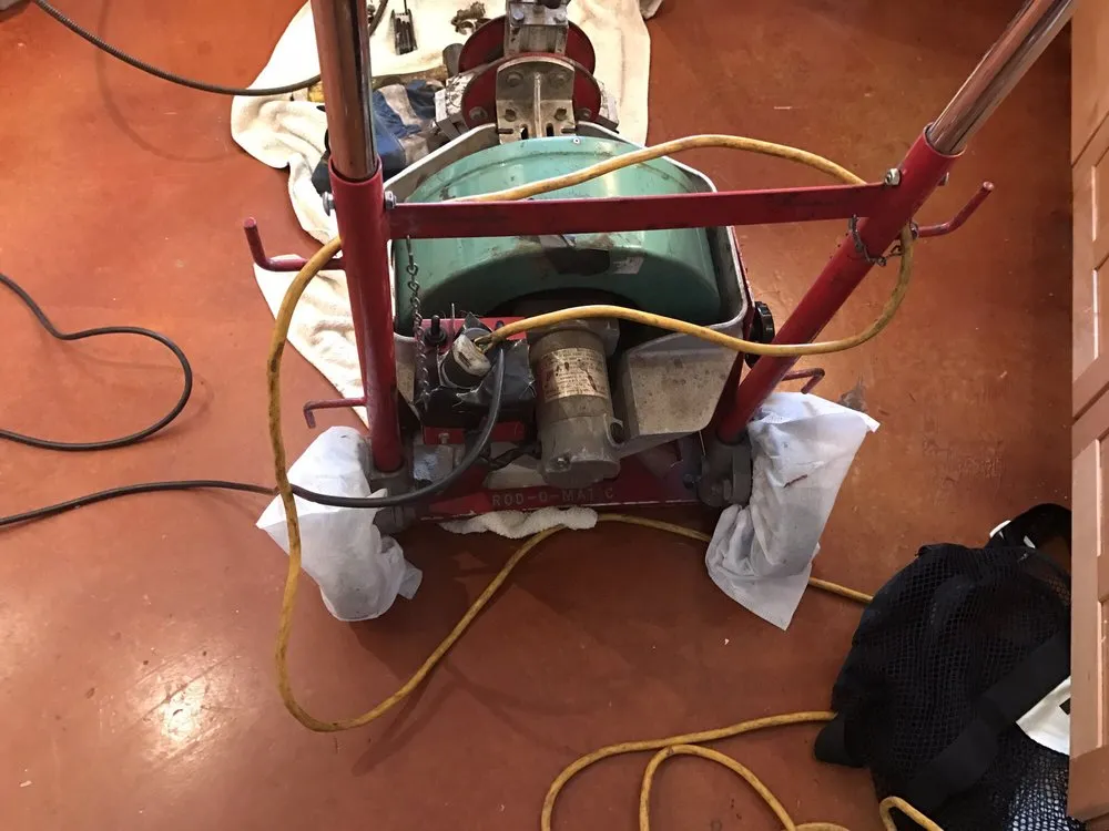 Slide of Jake The Snake Drain Cleaning