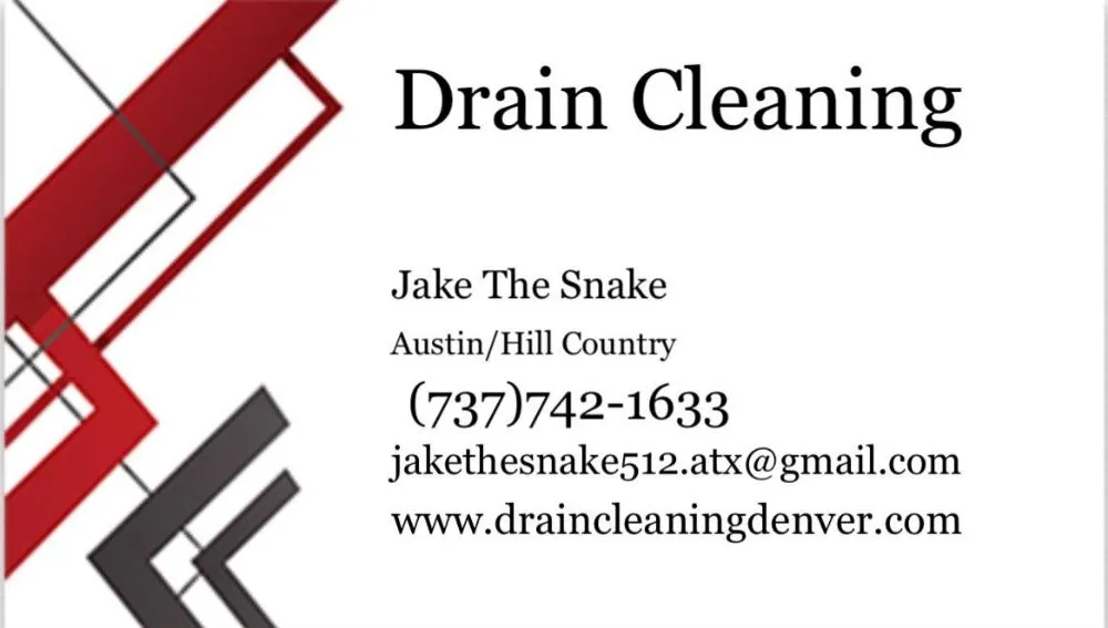 Slide of Jake The Snake Drain Cleaning