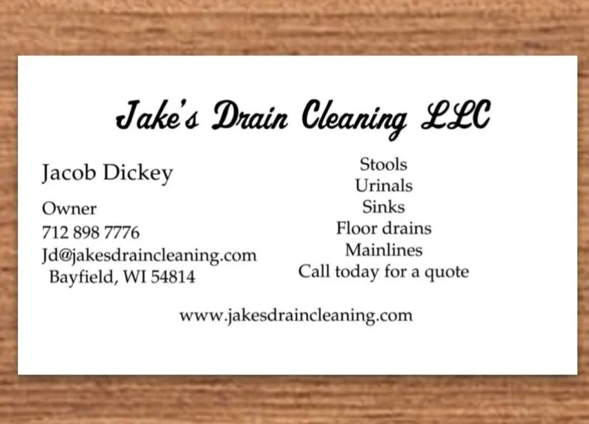 Slide of Jakes Drain Cleaning