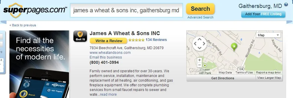 Slide of James A Wheat & Sons