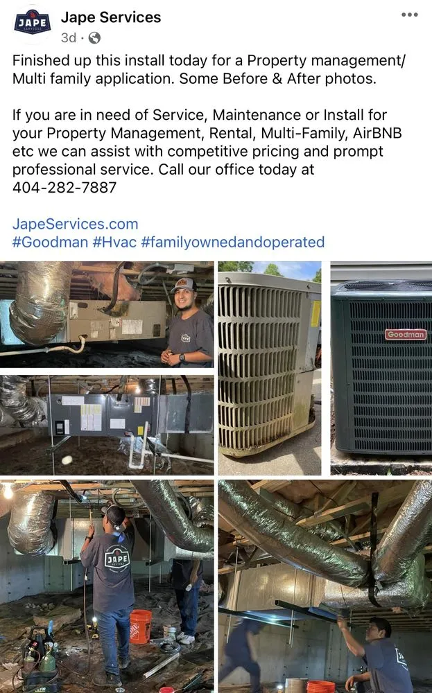 Slide of Jape Services