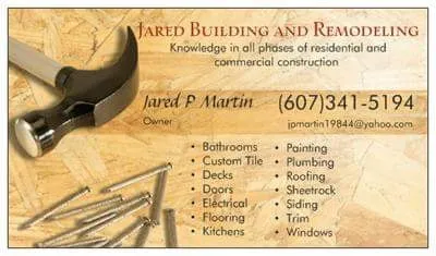 Slide of Jared Building and Remodeling