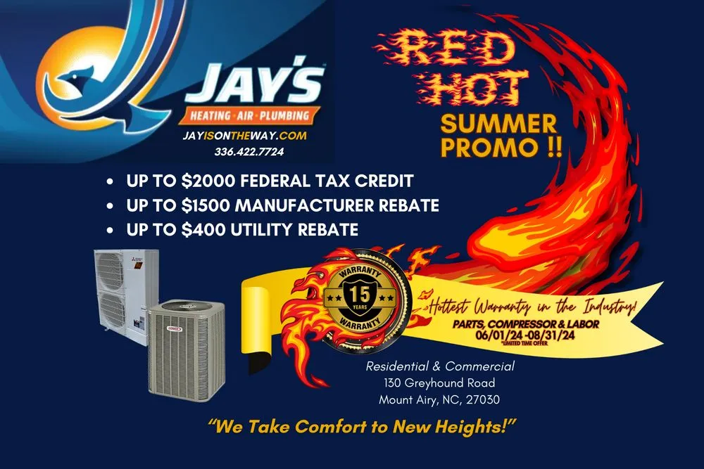 Trusted drain cleaning in Mount Airy, NC by Jay's Heating, Air & Plumbing