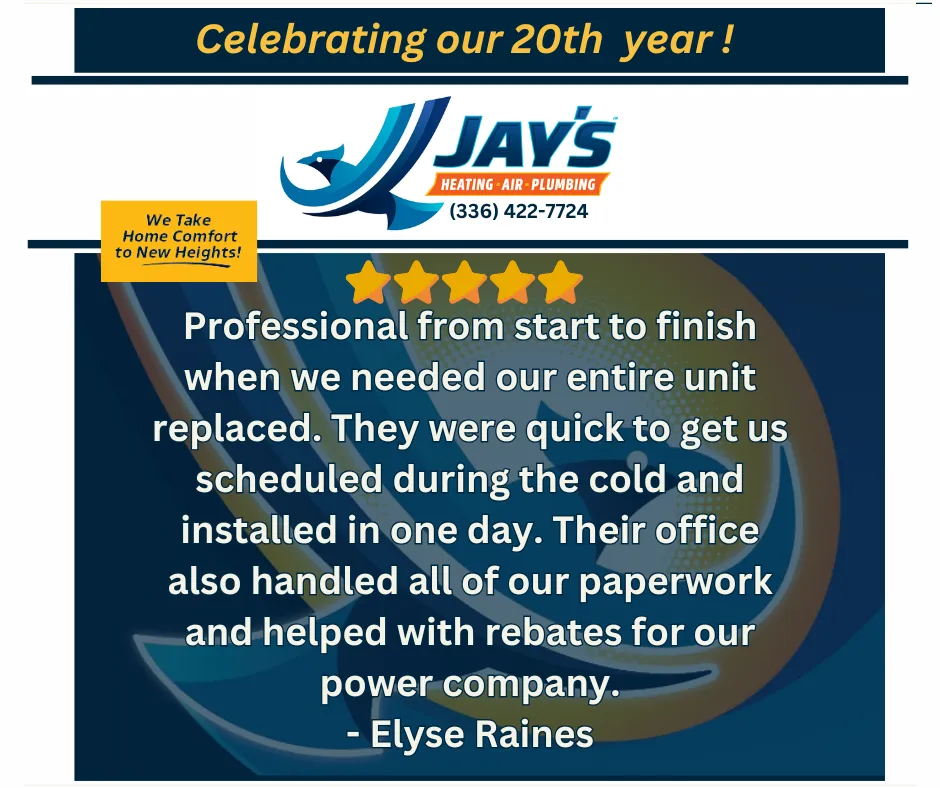 Slide of Jay's Heating, Air & Plumbing