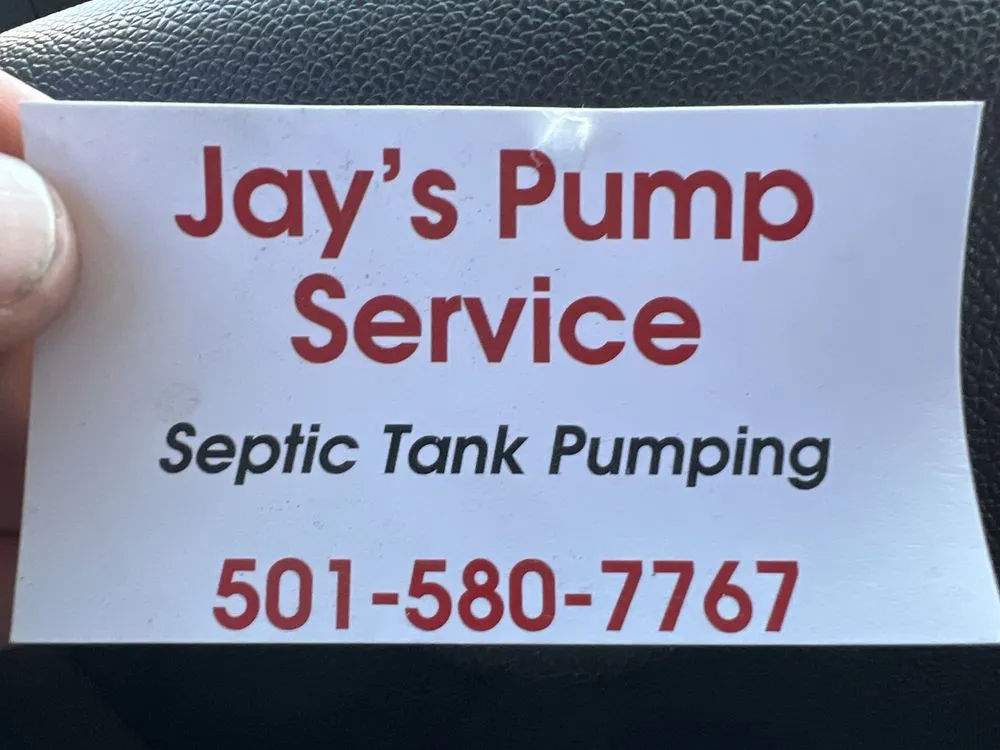 Emergency plumbing repair service in Saline County, AR - Jay's Pump Service