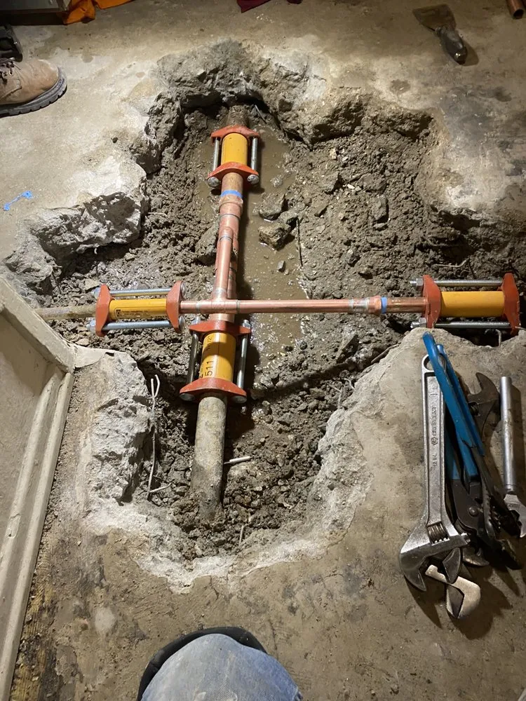 Slide of JCE plumbing service