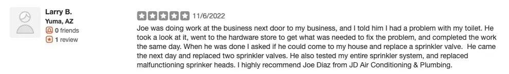 Trusted emergency plumbing in Downey, CA by JD Air Conditioning and Plumbing Services