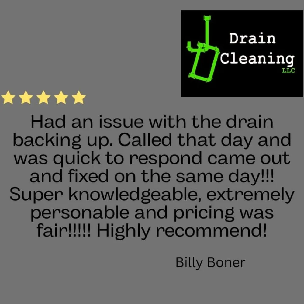 Slide of JD Drain Cleaning