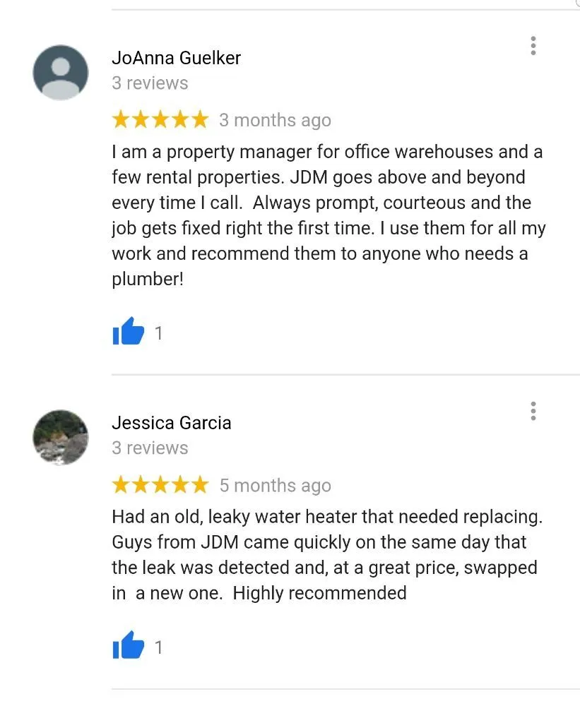 Slide of JDM Plumbing Systems