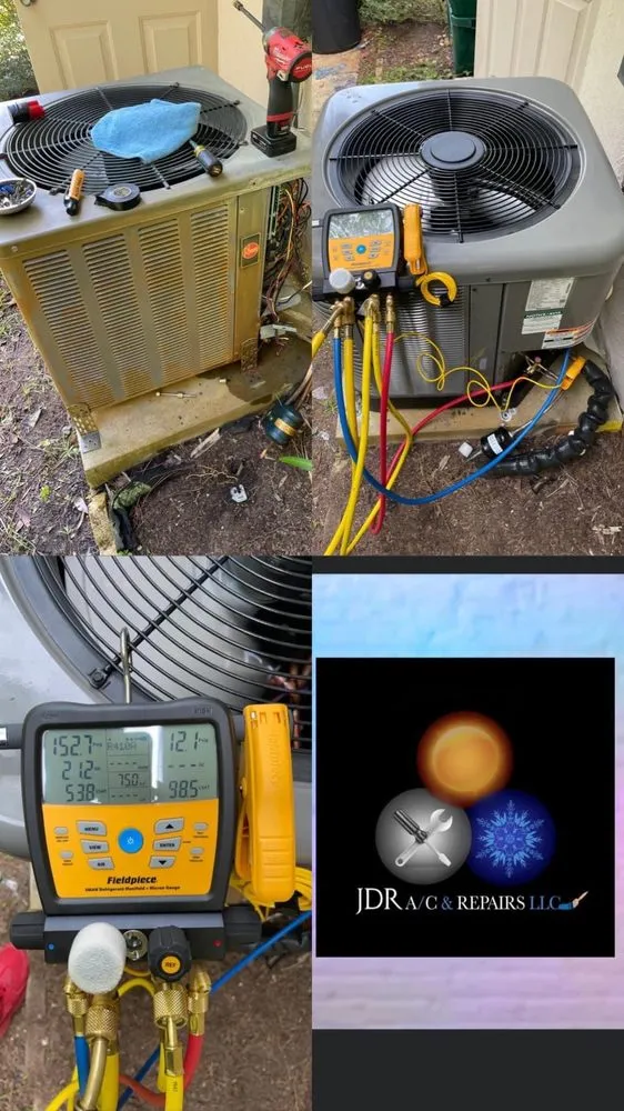 Slide of Jdr a/c & repairs