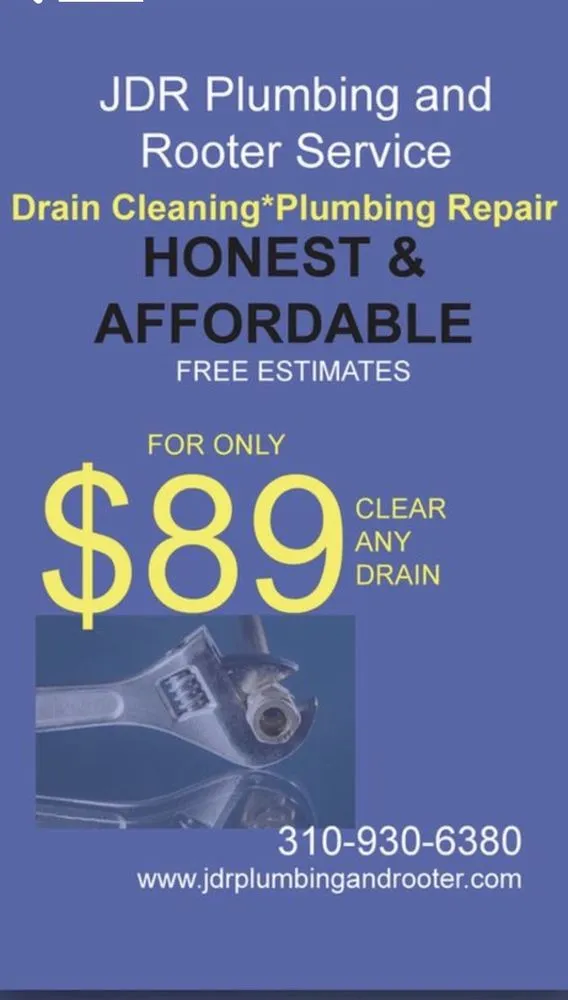 Slide of JDR Plumbing and Rooter Sevice