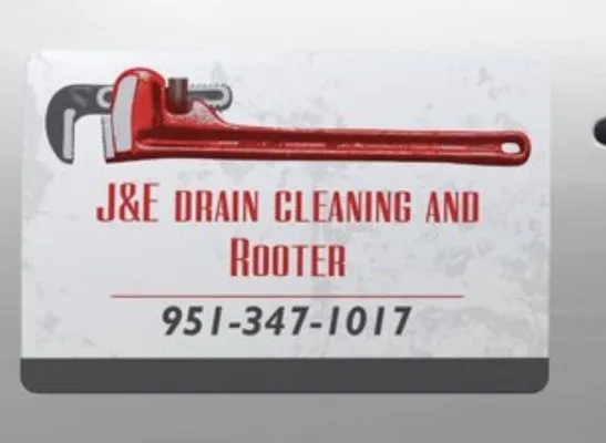 J&E Drain Cleaning and Rooter Logo