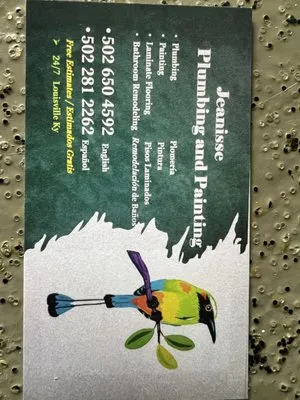 Jeanise plumbing & painting Logo