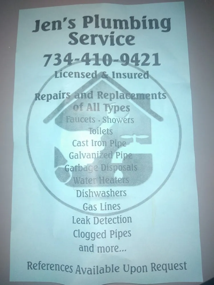 Expert plumbing repair experts serving Redford, MI - Jens Plumbing Service