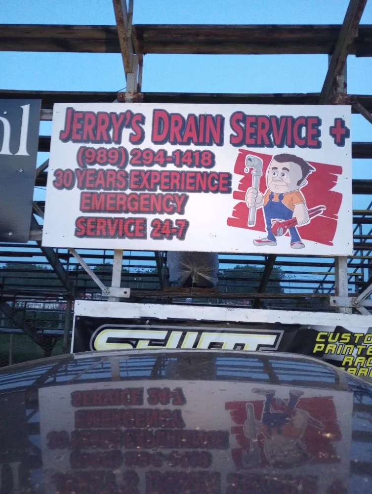 Slide of Jerry's Drain Services+