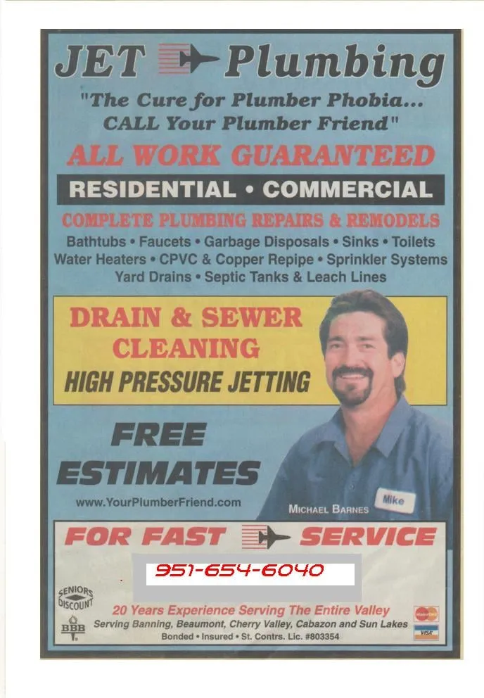 Slide of Jet Plumbing