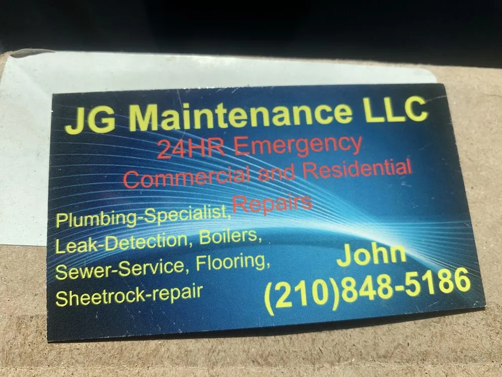 Slide of JG Maintenance