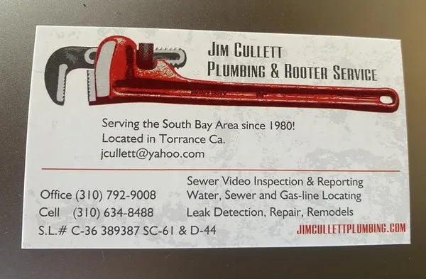 Jim Cullett's Plumbing & Rooter Logo