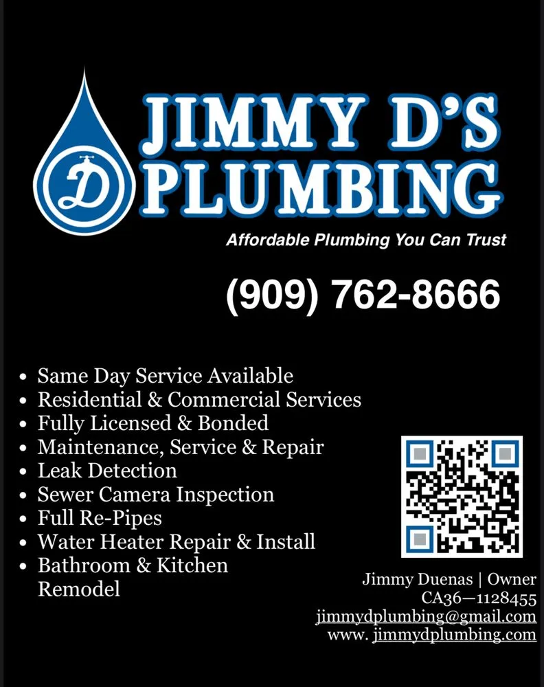 Slide of Jimmy D’s Plumbing