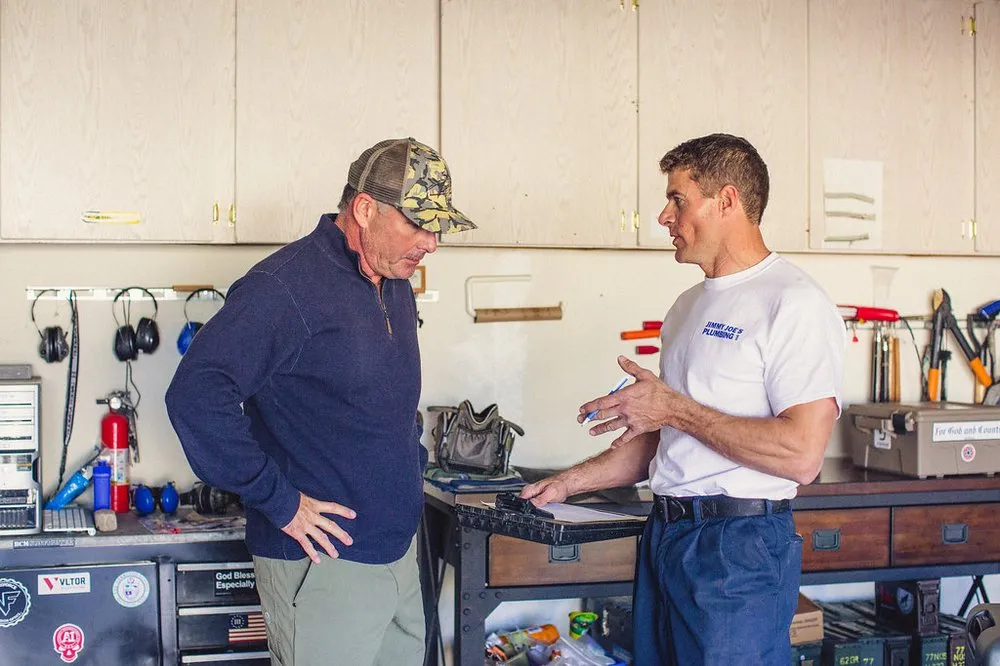 Slide of Jimmy Joe's Plumbing