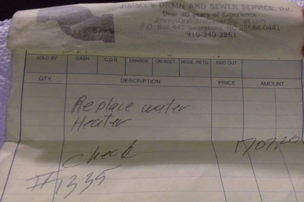 Slide of Jimmy's Drain & Sewer Service