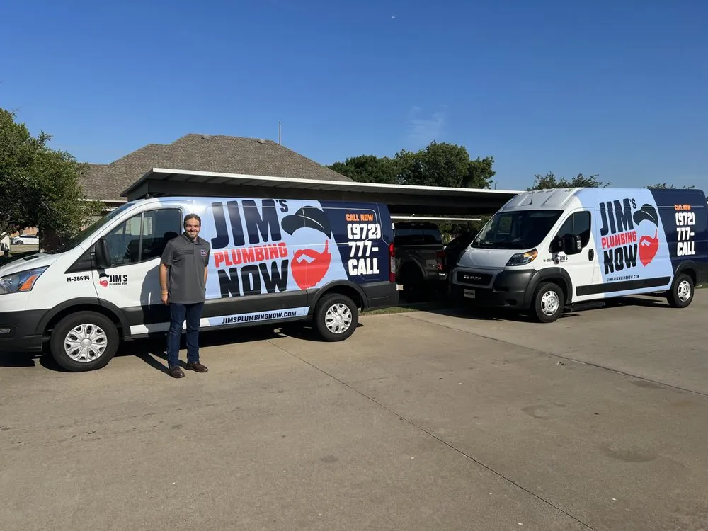 Slide of Jim's Plumbing Now