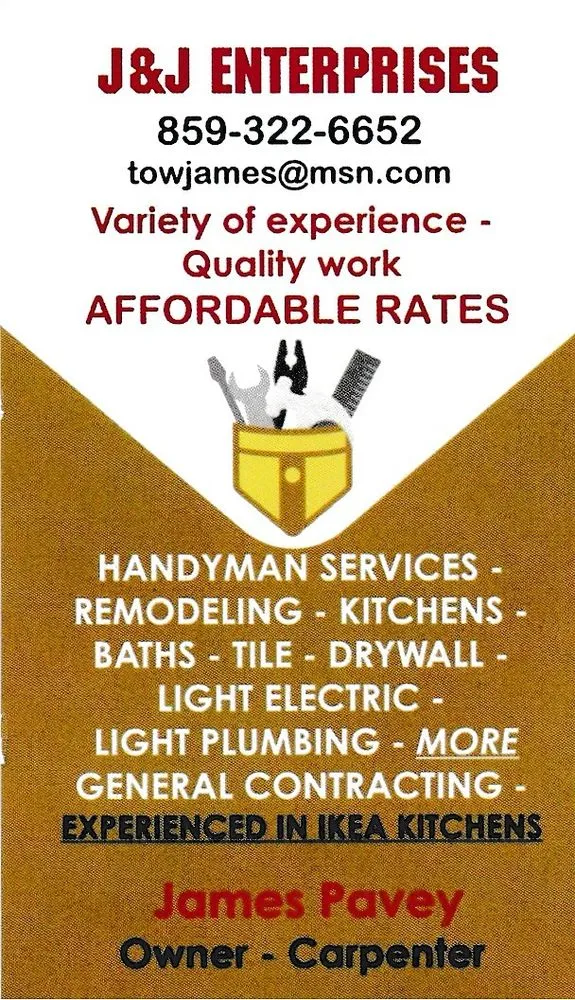 Slide of J&J Enterprises