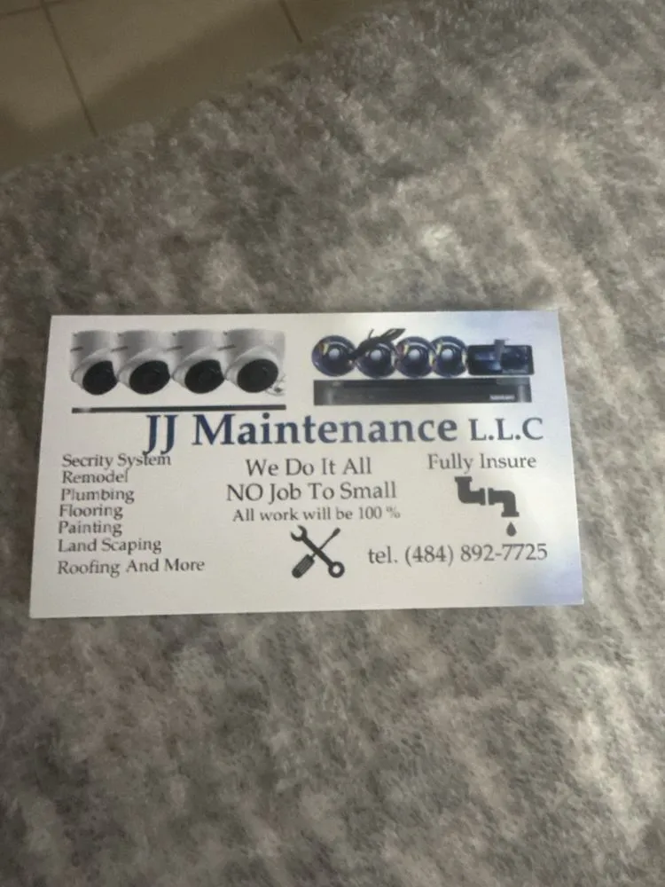 Slide of JJ Maintenance